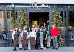 Cena rom&aacute;ntica en restaurante moderno en San Juan