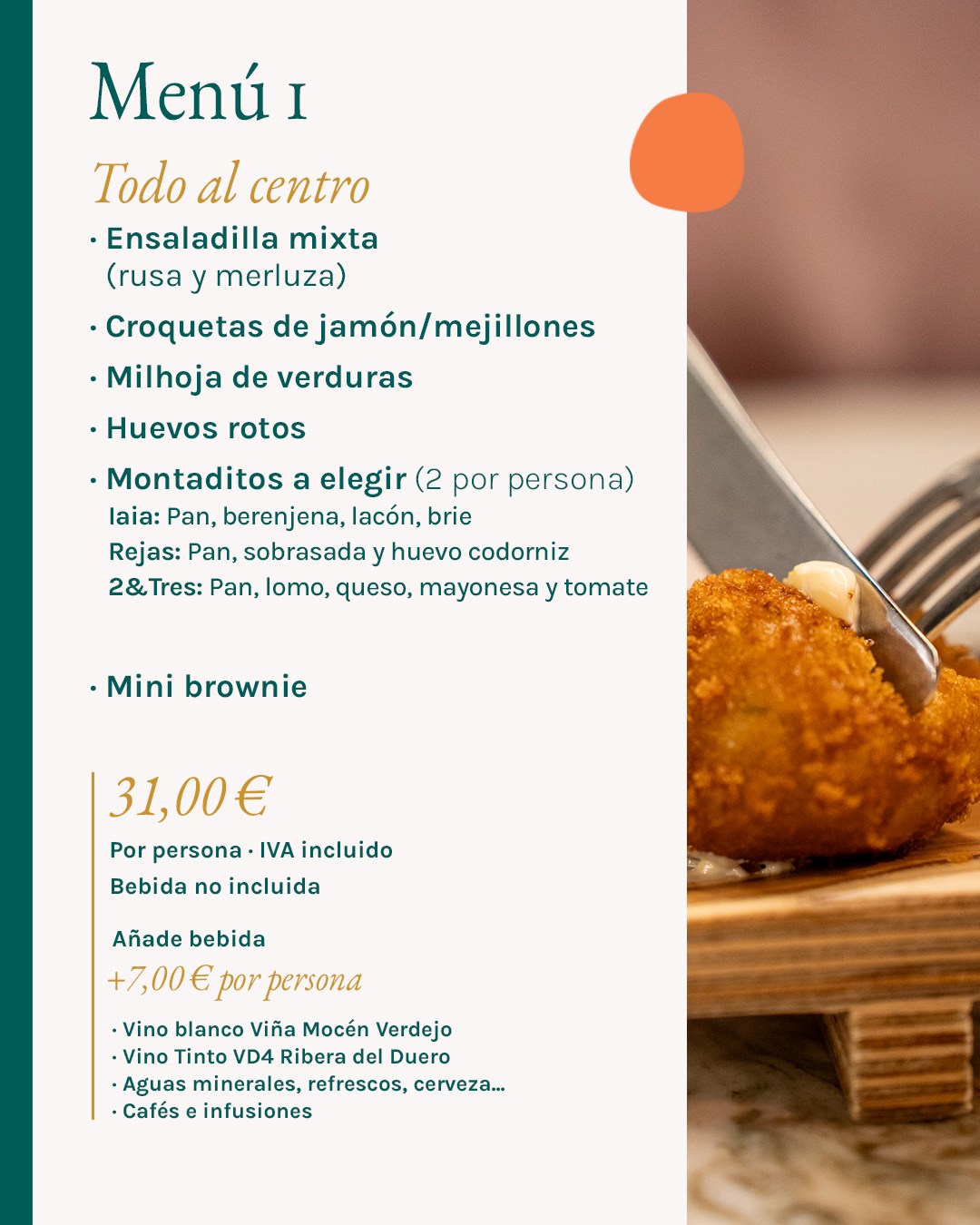 men&uacute;s de grupo Navidad San Juan